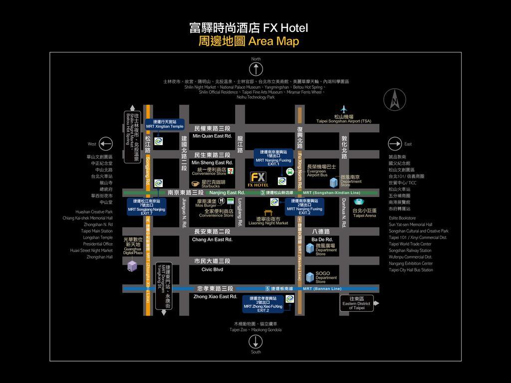 Fx Hotel Taipei Nanjing East Road Branch Exterior foto
